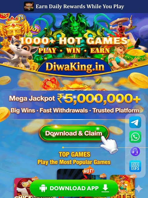 Diwa King Game APK features and mobile interface
